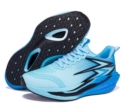 Zapatillas de running nuevas con placa de carbono para maratón, deportivas para hombre, transpirables y ligeras, zapatillas deportivas cómodas antideslizantes para mujer, estilo casual