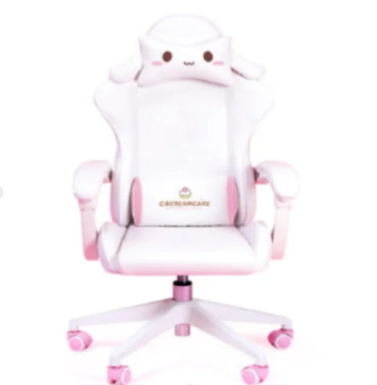 Cute Electronic music girl pink Shilla gaming Chair home Office casual Computer Chair lifting rotating cartoon cartoon chair