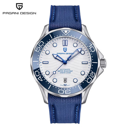 PAGANI DESIGN 2026 Nuevo V2 Waves 200M Reloj de buceo para hombre, reloj automático de lujo y moda para hombre, cristal de zafiro AR, reloj de pulsera para hombre