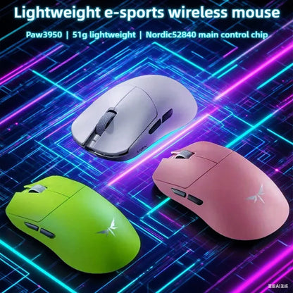 Mouse gaming esports VGN Dragonfly F2 ProMax/Ultra 42000DPI 0.125ms per CS:GO, latenza cablata/wireless Dual 8K, 3 modalità, PAW3395/3950