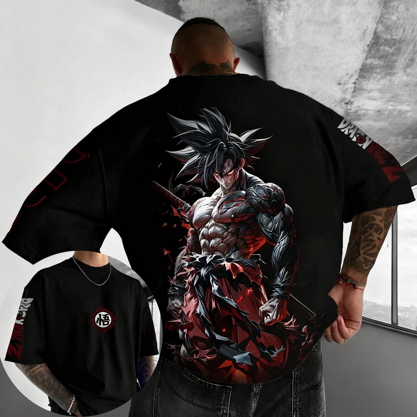 Dragon Ball Z Themed T-Shirt - Pure Cotton, Breathable & Elastic _ Comfortable & Stylish _ Great for Anime Fans Summer T Shirt