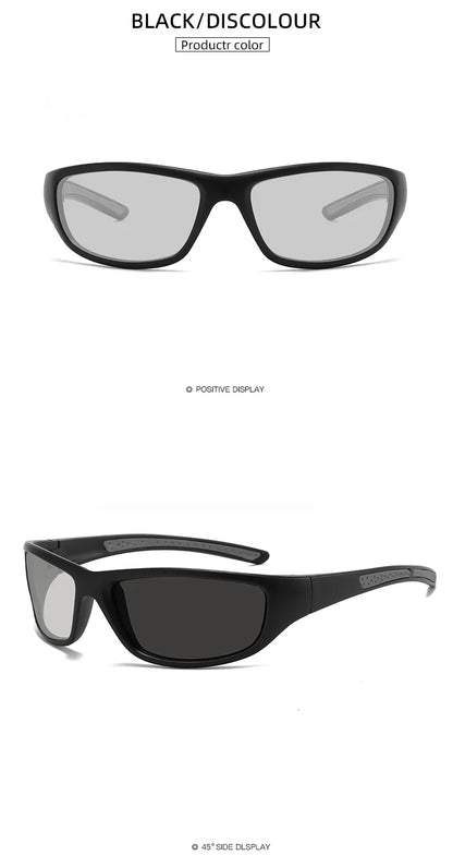 Brand Luxury Designer New Fashion Polarized Sunglasses For Men Outdoor Cycling Sun Glasses Driving Riding Sports Eyewear 6123