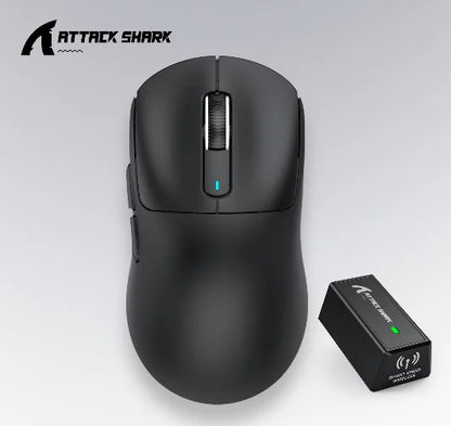 ATTACK SHARK X3 Three-mode Mouse 1K Hz, X3Pro Bluetooth Wireless Mouse 4K Hz Lightweight, PAW3395, 650IPS Mobile Speed