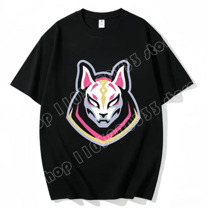 Fortnite Crew Neck T Shirt Unisex Adult Game Dance Fashion New Pure Cotton Short Sleeve Tops Perfect for Casual Wear Vacations