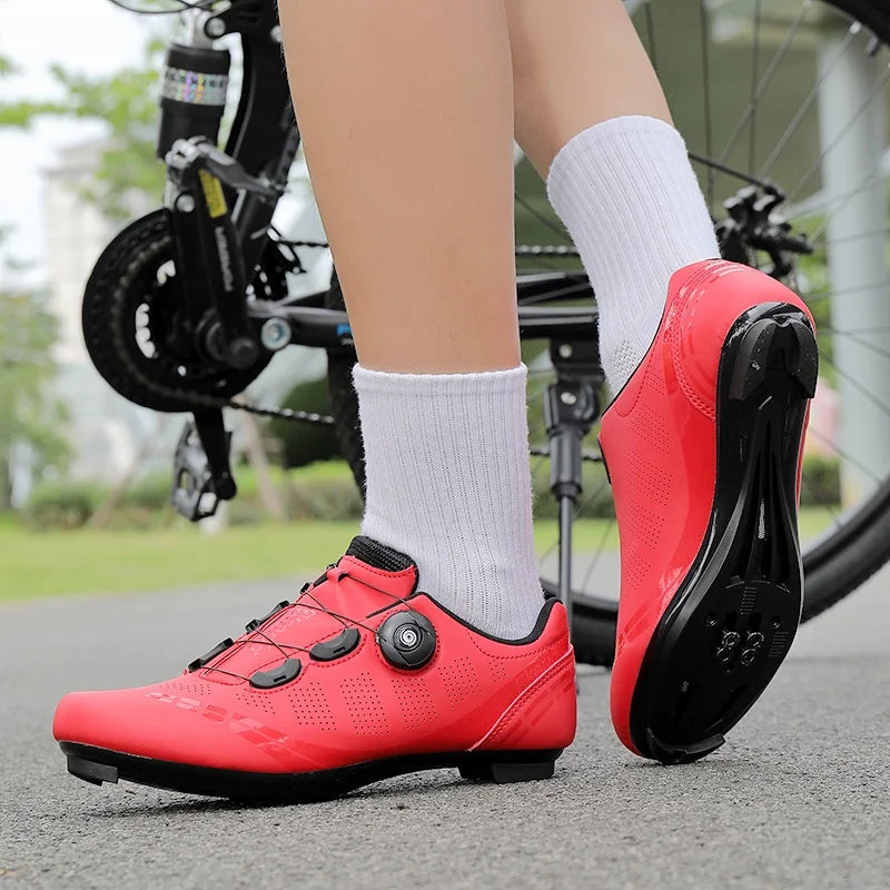 Scarpe da mountain bike MTB da uomo, traspiranti, antiscivolo, ad alta rigidità, adatte per gare su strada all’aperto e percorsi fuoristrada in montagna 37-46