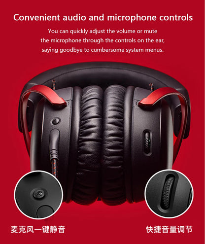 Cuffie da gaming cablate HyperX Cloud III con audio spaziale DTS X, driver da 53mm, microfono con cancellazione del rumore – Cuffie da gaming USB e 3.5mm per PC, PS5, Xbox, Switch