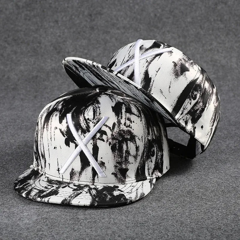 Herren-Baseballkappe mit Buchstabenstickerei, „Tide“, universell kombinierbar, flache Krempe; Damen-Sommer-Hip-Hop-Kappe, Outdoor-Sonnenkappe, verstellbare Schirmkappe