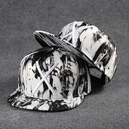 Herren-Baseballkappe mit Buchstabenstickerei, „Tide“, universell kombinierbar, flache Krempe; Damen-Sommer-Hip-Hop-Kappe, Outdoor-Sonnenkappe, verstellbare Schirmkappe
