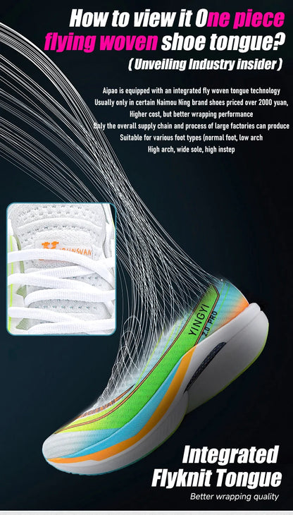 2025 IRUNSVAN SHADOW WING 2.0 PRO Marathon Air Cushion Sports Running Shoes, Carbon Plate Trail Running Shoes, Lightweight Sneakers