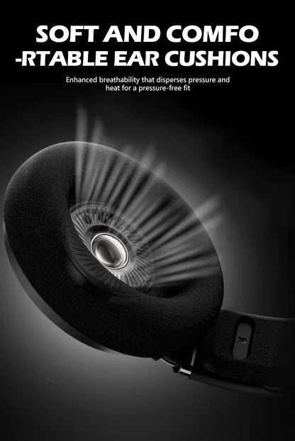 Auscultadores de Estúdio TALOMEN W550x – Auscultadores Profissionais de DJ com Fio, Over-Ear, para Monitorização, com Drivers de 50mm e Cabo Amovível