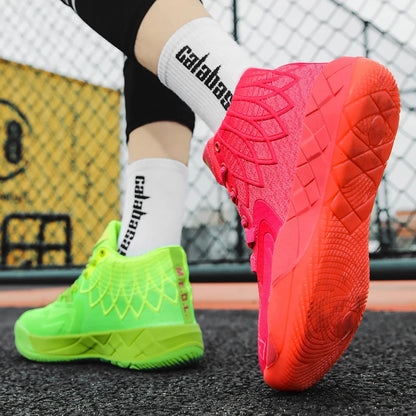 Youth Basketball Shoes for Actual Combat, Outdoor Comfortable Cushioning, Wear-Resistant, Fashionable, Breathable, High Quality