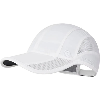 GADIEMKENSD Summer For Men Sports Running Sweat Baseball Cap Male Golf Quick Dry Women Solid Snapback Mesh Hat Visor Hat