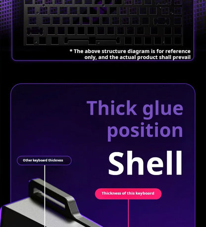 AULA WIN 68 HE Tastatur mit magnetischen Schaltern RT Gaming-Mechanische Tastatur kabelgebunden 8KPolling Rate Full-Key Hot-Swappable