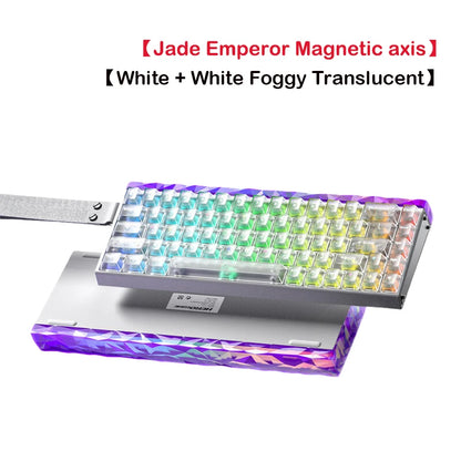 AULA HERO 68 HE Gaming-Mechanische Tastatur Magnetische Achse RT Kabelgebunden RGB-Beleuchtung 8K Polling-Rate Seitenbeschriftung