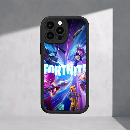 F-Fortnite Gaming-Handyhülle für Samsung S26 S25 S24 S23 S22 S21 S20 F06 M16 Note 20 FE Plus Ultra 4G 5G – weiche Silikon-TPU-Hülle