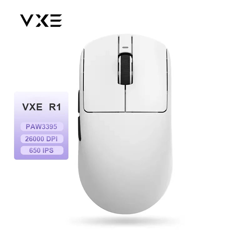 Mouse gaming wireless ATK VXE Dragonfly R1 Pro MAX PAW3395 R1 SE Plus personalizzato per eSport FPS, ricaricabile e leggero