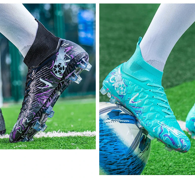 New Men's Professional Soccer Shoes Non-slip Football Boots Unisex Breathable Futsal Sports New Cleats Drop Shipping Ultralight