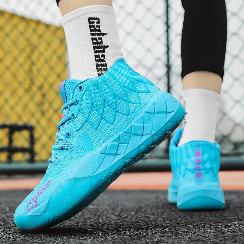 Youth Basketball Shoes for Actual Combat, Outdoor Comfortable Cushioning, Wear-Resistant, Fashionable, Breathable, High Quality