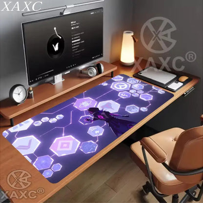 Tapete de Rato Grande Overwatch Kawaii XXL para PC, Tapete de Secretária para Computador, Gamer, Escritório, Teclado, Mesa, Acessórios Gaming, Mousepad XAXC