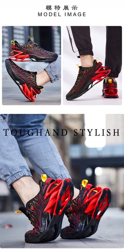 Men's Sneakers Luxury Tennis Casual Trainer Race Breathable Fashion Loafers Running Shoes for Men