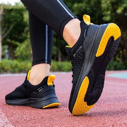 Zapatillas de running ligeras Baasploa para hombre, cómodas zapatillas casuales de diseñador en malla con cordones para hombre, deportivas de exterior y tenis