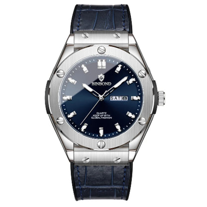 Relógio para homem, estilo casual, bracelete em pele, modelo automático ou de quartzo, acessório de luxo, ideia ideal para presente, relógio de pulso na moda.