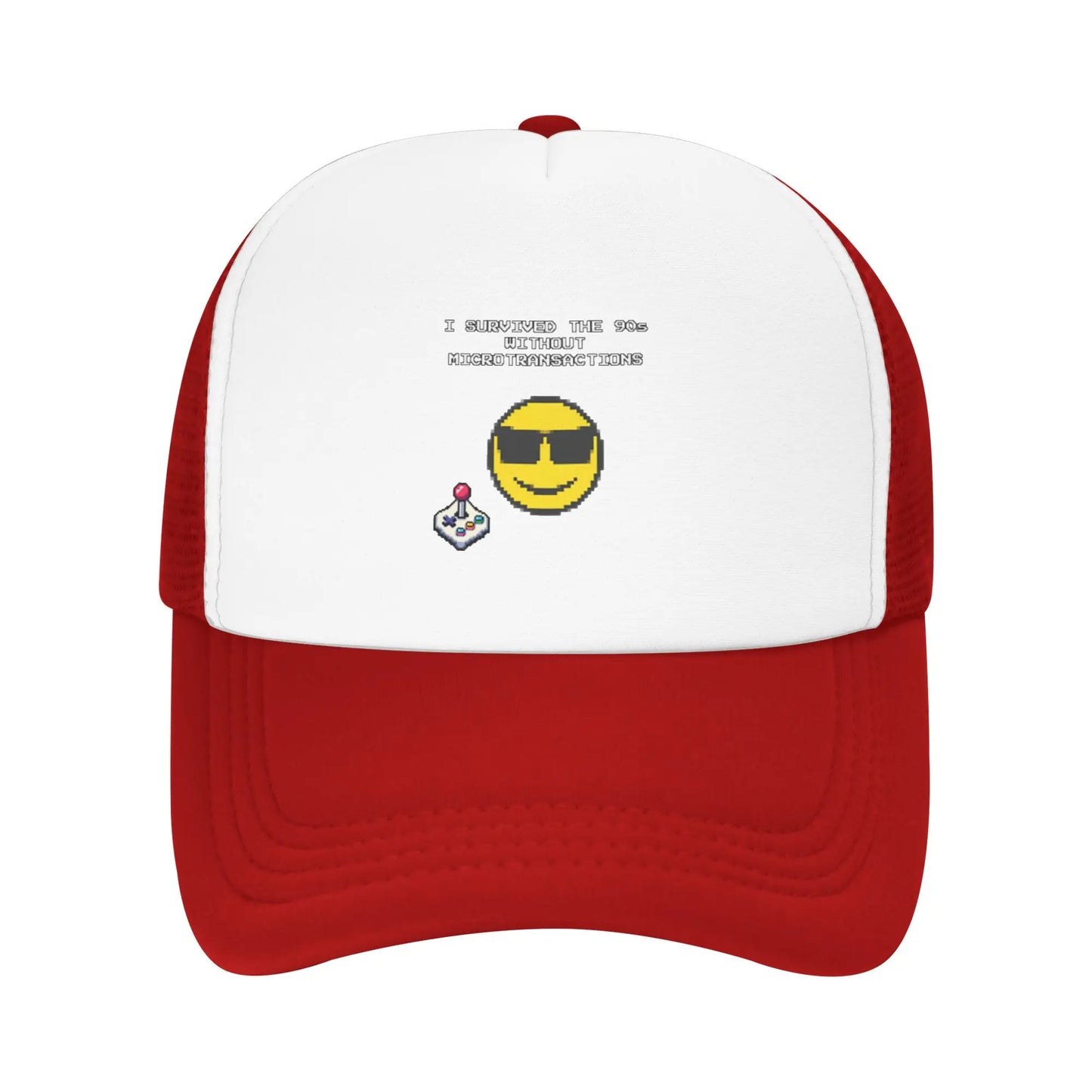Fashion I Survived The 90s Without Microtransactions Funny Gaming Meme  Mesh baseball cap  Gorra Brand Cap