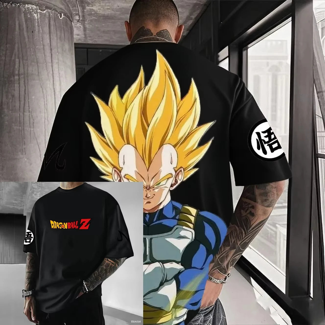 Dragon Ball Z Themed T-Shirt - Pure Cotton, Breathable & Elastic _ Comfortable & Stylish _ Great for Anime Fans Summer T Shirt