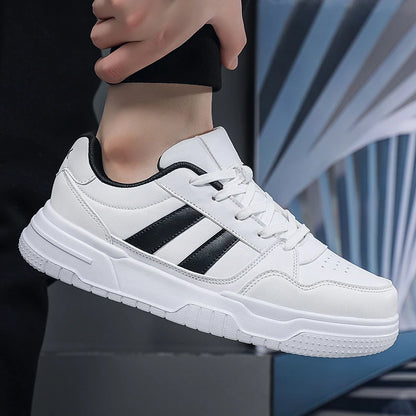 Plus Big Size 50 51 52 Men's Leather Sneakers Casual Sports Shoes Flat Skateboard Shoes Hot Sale for Dropshipping