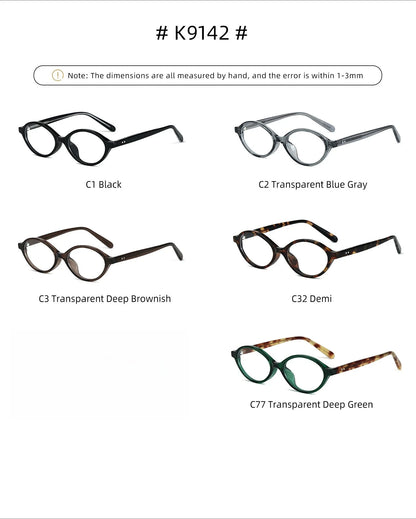 VICKY Simple Geometric Oval Small Frame Retro Design Women's Polarized Sunglasses UV Protection Customizable Prescription K9142