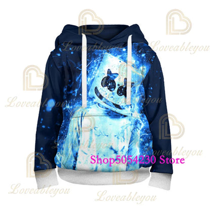 Sudadera con capucha de Fortnite con llama impresa en 3D, estilo Battle Royale de dibujos animados, para hombre y mujer, camiseta con capucha de héroe de videojuego para adolescentes