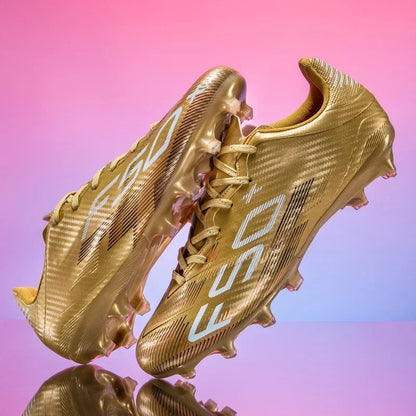 Nouvelles chaussures de football pour hommes, chaussures d'entraînement, baskets de match, chaussures de football pour terrain en herbe, chaussures de sport professionnelles antidérapantes, ultra-légères, unisexes.