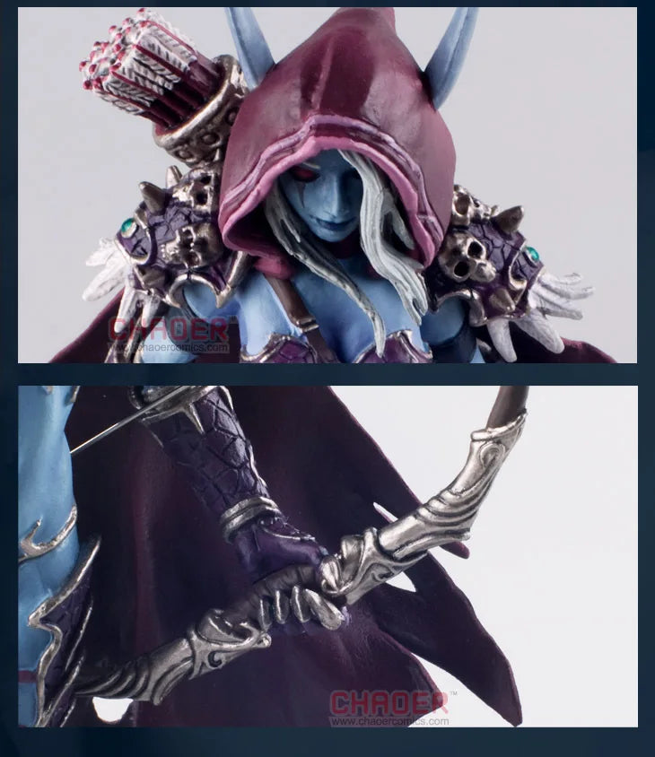 Φιγούρες δράσης Sylvanas Windrunner World Of Warcraft, Βασίλισσα των Απέθαντων, χειροποίητα μοντέλα συλλογής, διακοσμητικά, δώρα και παιχνίδια για παιδιά