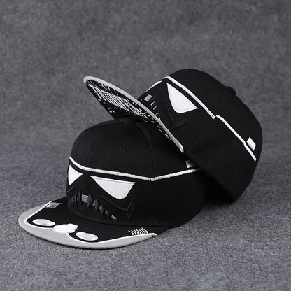 Herren-Baseballkappe mit Buchstabenstickerei, „Tide“, universell kombinierbar, flache Krempe; Damen-Sommer-Hip-Hop-Kappe, Outdoor-Sonnenkappe, verstellbare Schirmkappe