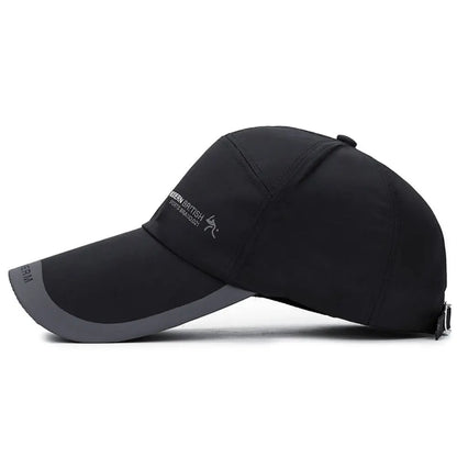Quick Dry Sports Cap Baseball Cap Solid Color Sun Hat Outdoor Golf Fishing Hats Hat Casual Fashion For Men Women Adjustable