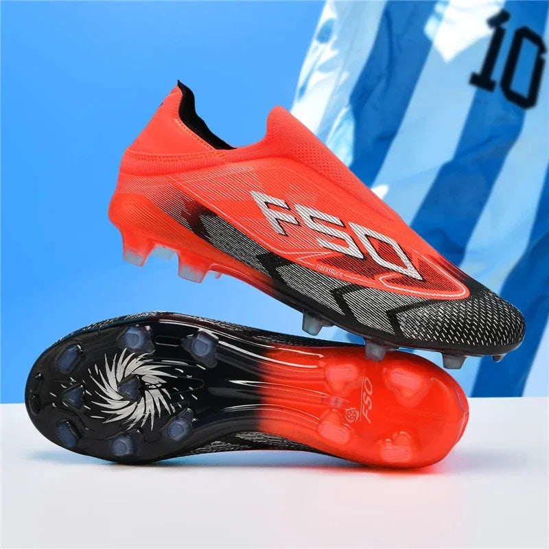 Nouvelles chaussures de football pour hommes, chaussures de football respirantes à haute cheville, ultralégères, antidérapantes, chaussures de sport de haute qualité, pour match en plein air