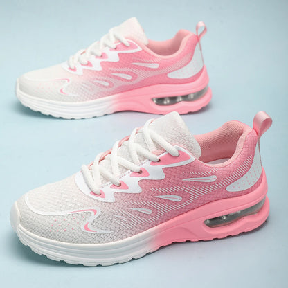 Sneaker Women Walking Shoes Women's Fashion Air Cushion Mesh Breathable Tennis Sport Shoes