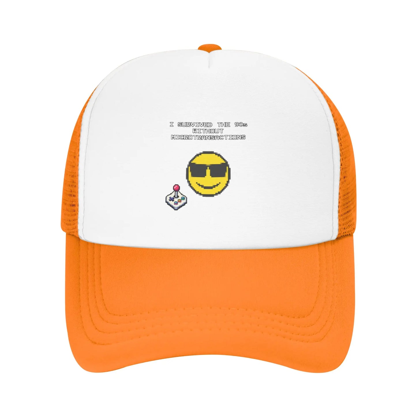 Fashion I Survived The 90s Without Microtransactions Funny Gaming Meme  Mesh baseball cap  Gorra Brand Cap