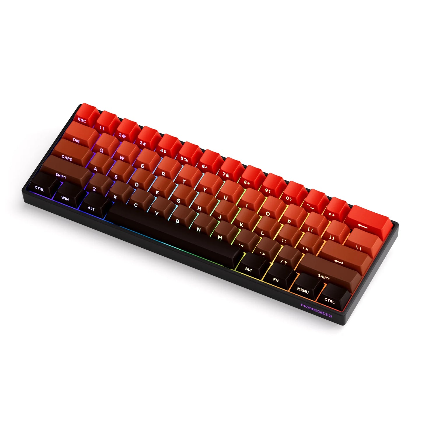 MONSGEEK FUN60 PRO&MAX HE Mechanische Tastatur mit Magnetschaltern, 60% kabellose Gaming-Tastatur, Rapid Trigger, 8K ARGB, Custom-Tastatur