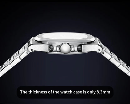 Specht & Söhne New Arrivals Men's Watch Rose Gold 5711 Classic Sports Watches Ultrathin Stainless Steel Sapphire 50M Waterproof