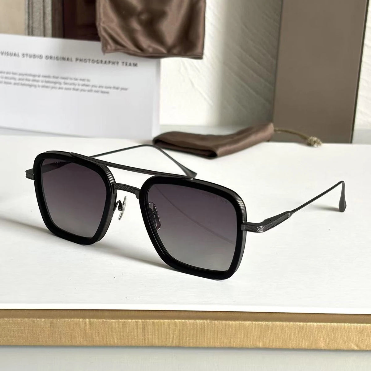 DT FLIGHT 006 Luxury Mens And Womens Sunglasses Top Quality 18K Designer Eyeglasses Acetate UV400