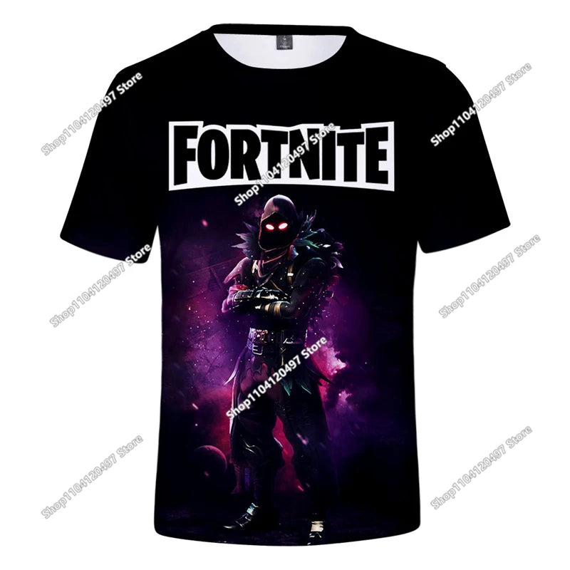 Fortnite-T-Shirt für Herren, Shoot Game Battle Hero, Victory Royale, Kleidung, Kinder-T-Shirts für Jungen und Mädchen von 2-14 Jahren
