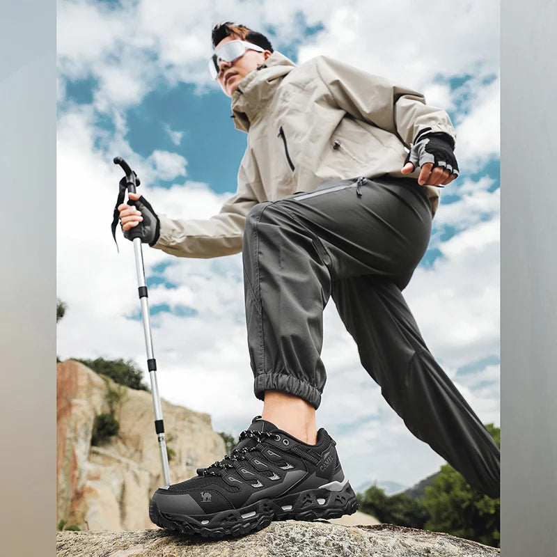 Men's and Women's Hiking Shoes Non-Slip Trekking Outdoor Sneakers Sports Shoes Camping Training Jogging Breathable Climbing Trail Shoes