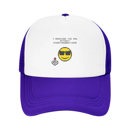 Fashion I Survived The 90s Without Microtransactions Funny Gaming Meme  Mesh baseball cap  Gorra Brand Cap