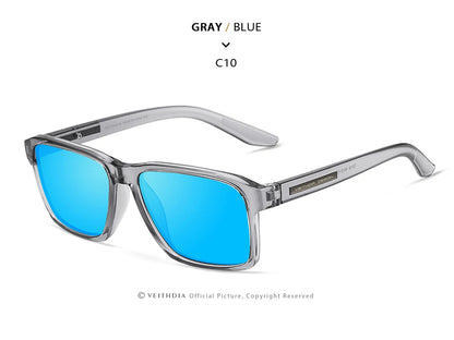 VEITHDIA Polarized UV400 Sunglasses Fashion Photochromic Gradient Mirror Lens Sports Driving Eyeglasses for Men And Women X7919