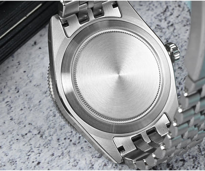 Relógio de mergulho de luxo para homem San Martin 40mm Miyota 9015, mostrador em esmalte sunburst, relógio de pulso mecânico automático, resistente à água 200m, SN0148