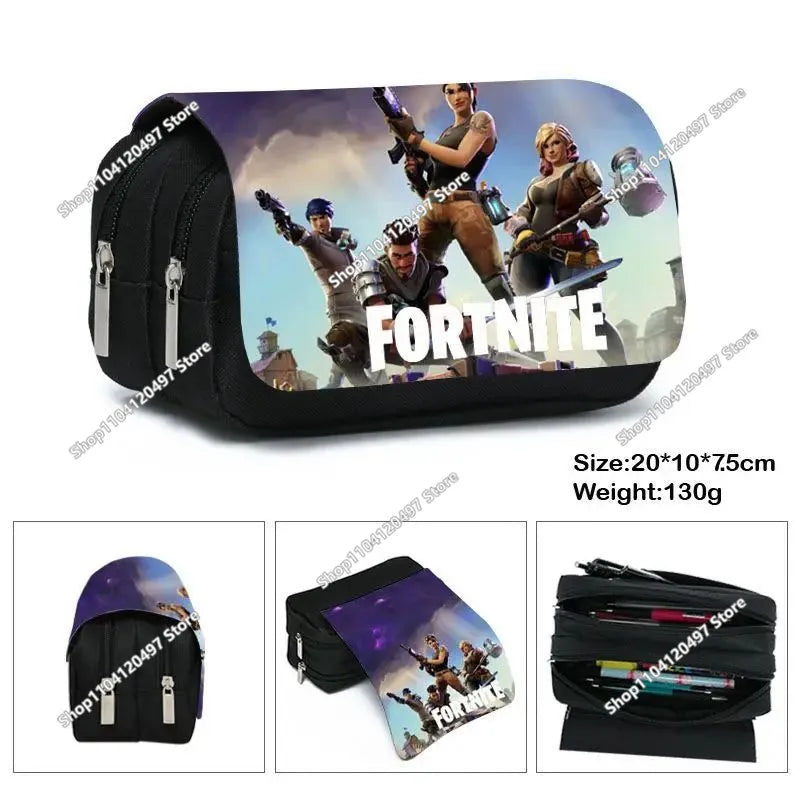 Fortnites Wallets for Kids Anime Fortress Night Wallet Cartoon Card Holder Bag Leather Short Purse Fashion Fold Purses Boys Gift