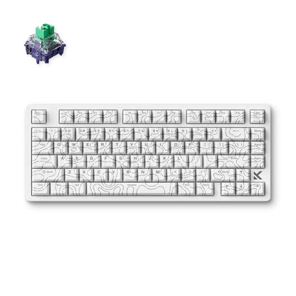 MCHOSE Jet 75 Magnetic Switch Gaming-Tastatur Hall Effect Hot-Swappable Angepasstes RGB Snap Tap 0.1ms Latenz 8kHz Abfragerate