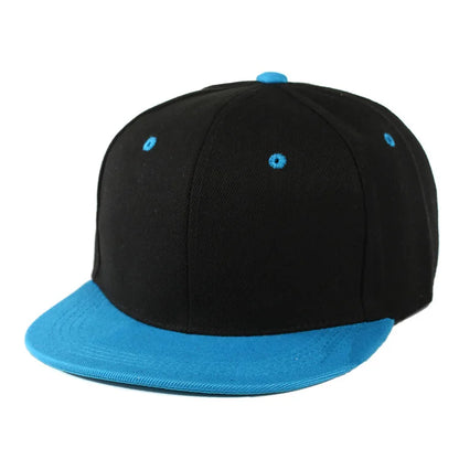 Fashion Solid Baseball Cap Flat Peak Hip Hop Hats Men Women Snapback Caps Male Bone Band Kpop Casual Travel Outdoor Sun Hats