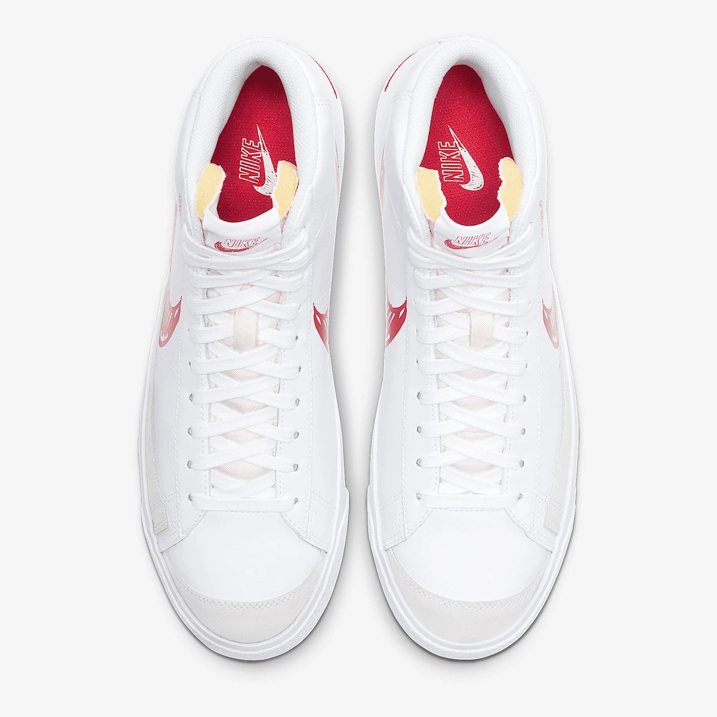 Nike autênticos BLAZER MID VNTG 77 SL Trail Blazer manuscript ténis de skate para homem CW7580-100